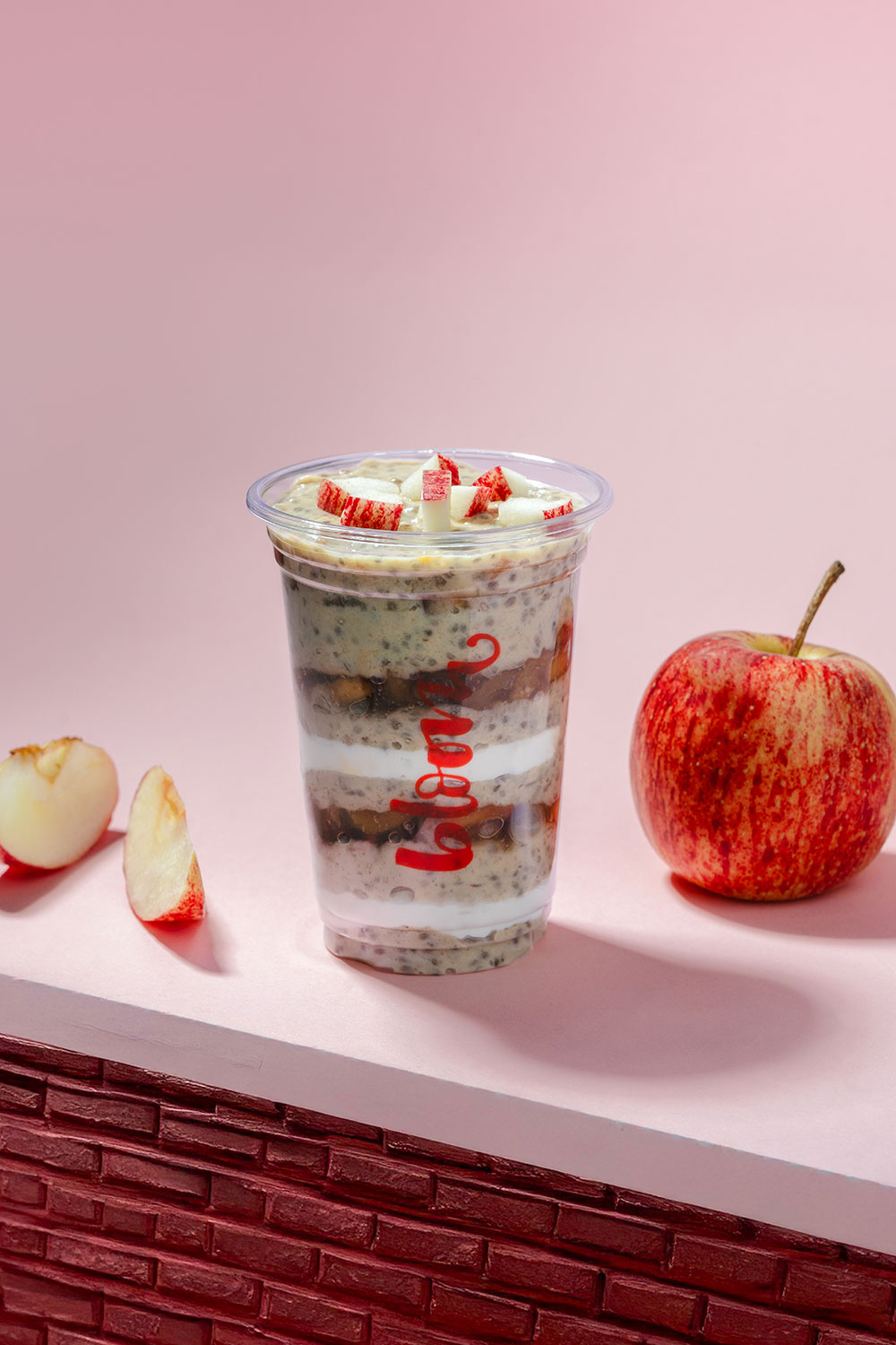 Apple chia parfait