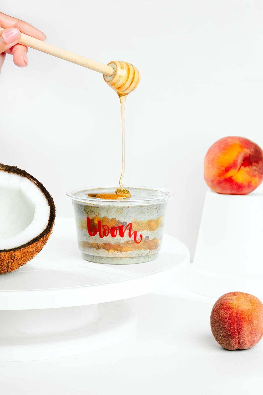 Peach Coconut Mousse Vegan