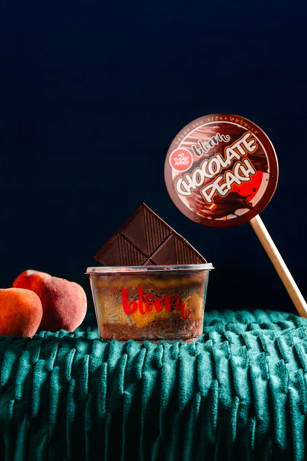 Peach Date Chocolate Mousse Vegan 1