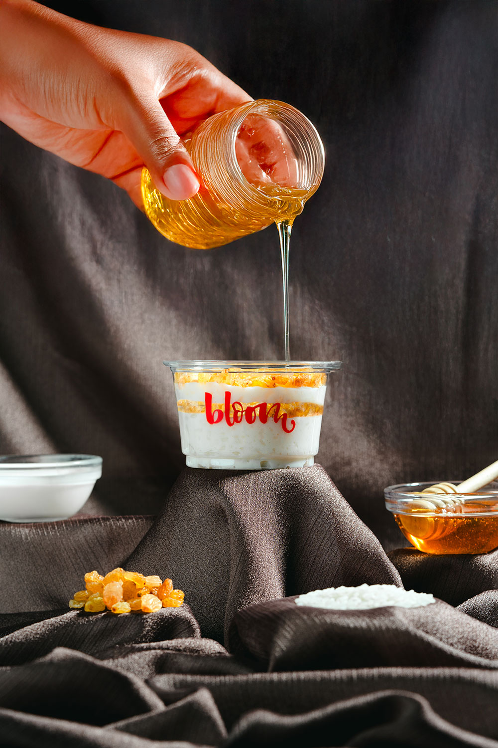 Rice milk and Raisin pudding